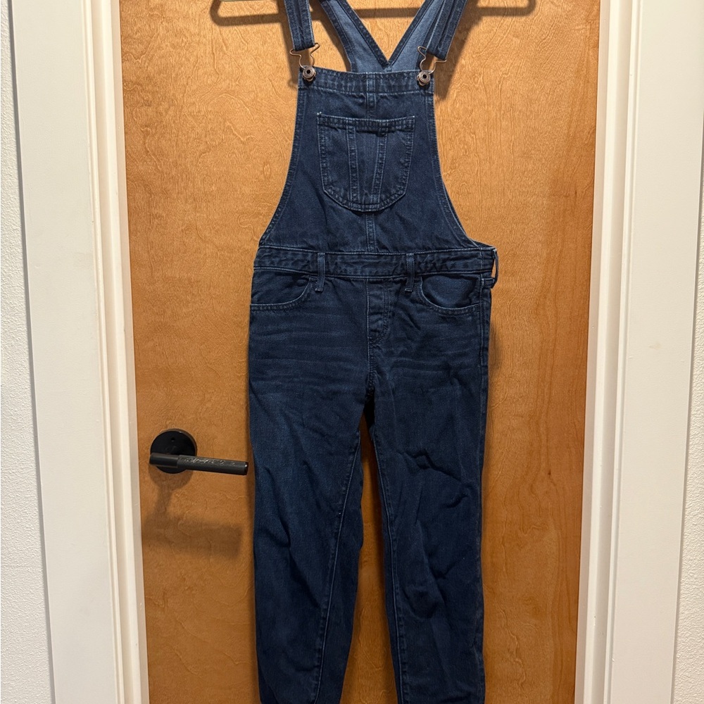 Abercrombie & Fitch Dark Wash Denim Overalls